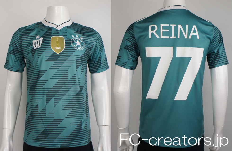 激安作製 サッカードイツ代表18緑色のユニフォームに似たシャツ