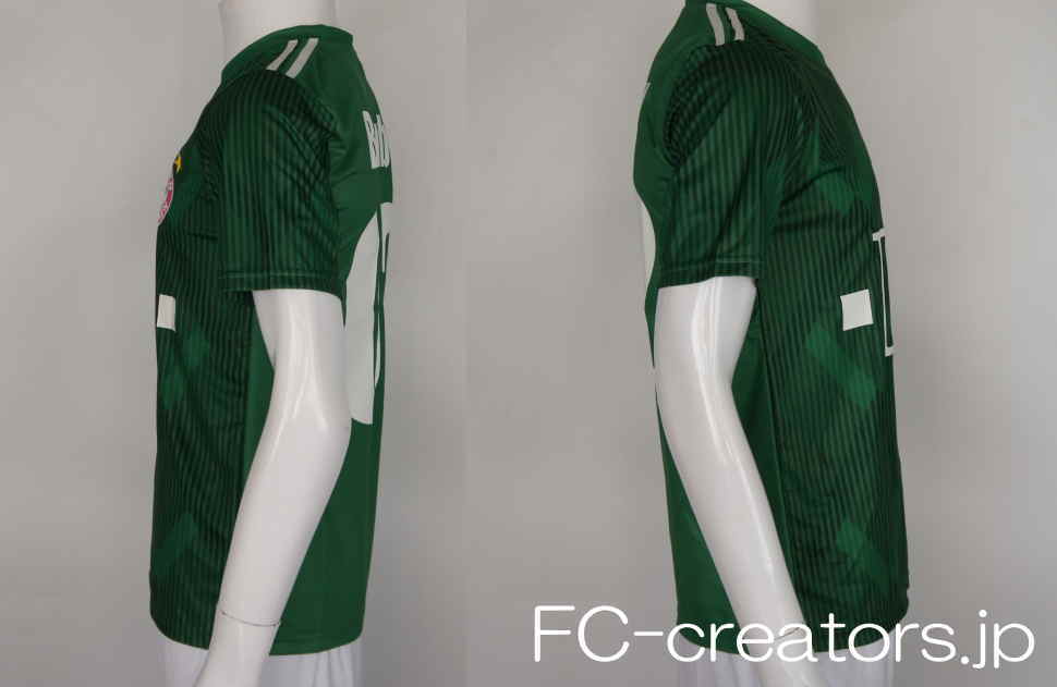 ドイツ代表ユニフォーム 2018 緑 のようなデザインの半袖サッカーシャツ