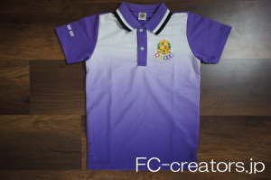 体育祭で使用した紫色のクラスTシャツ（ポロシャツ）